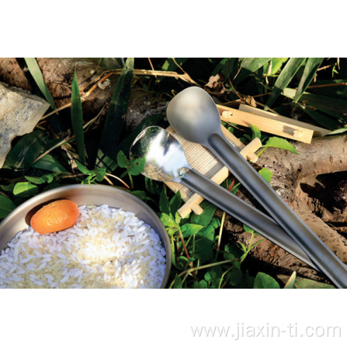 Cutlery Set Long HandleTitanium Spoon with Custom Logo